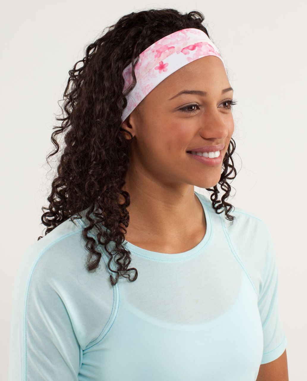 Lululemon Fly Away Tamer Headband - Frangipani Parfait Pink