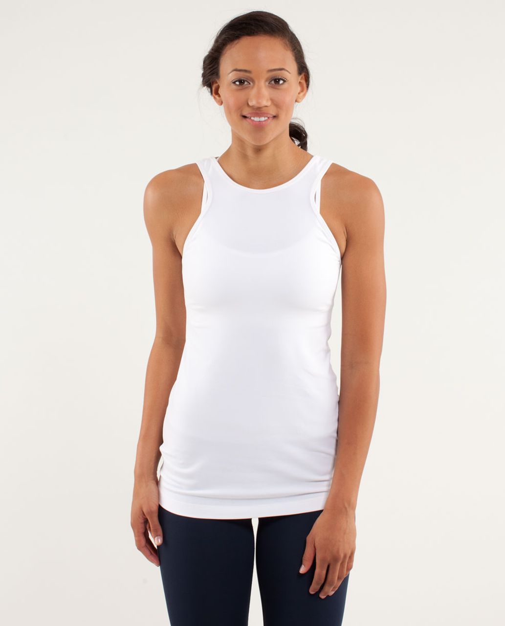 Lululemon Front Racer Tank - White 