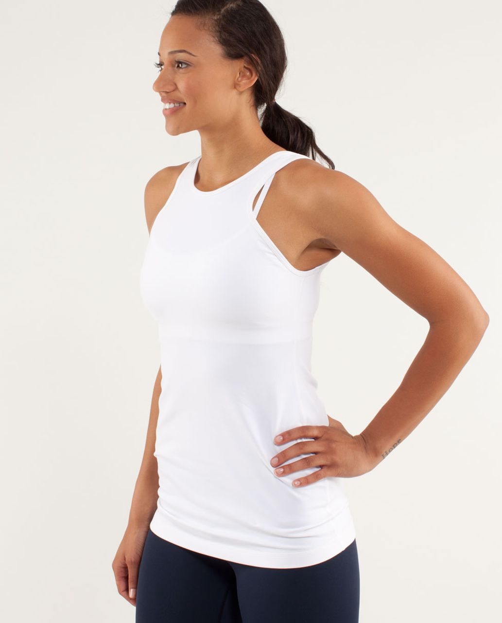 Lululemon Front Racer Tank - White