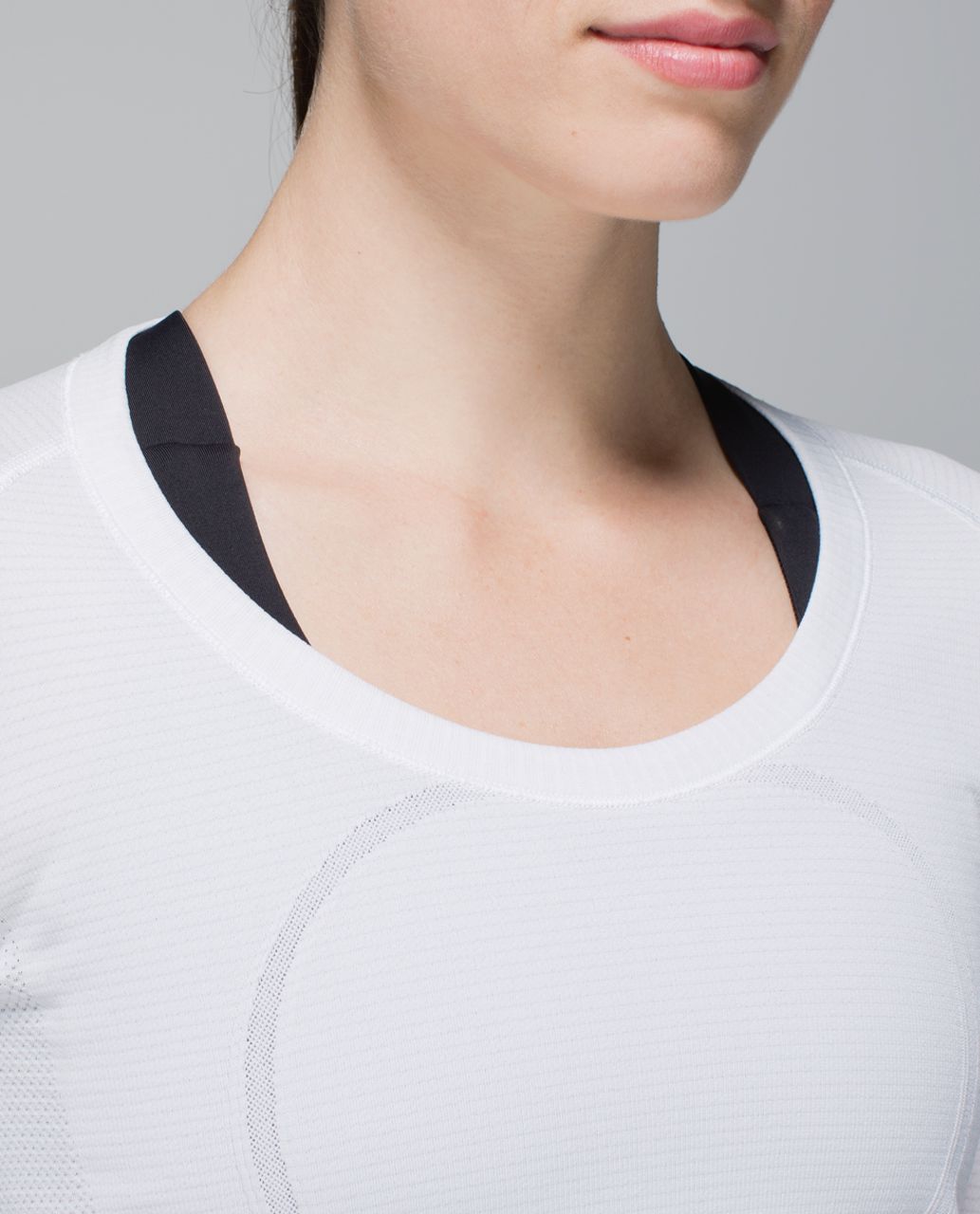 Lululemon Run:  Swiftly Tech Long Sleeve Scoop - White