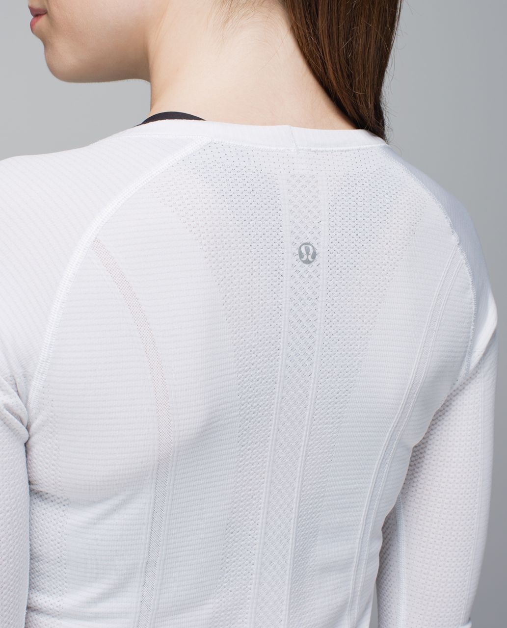 Lululemon Run:  Swiftly Tech Long Sleeve Scoop - White