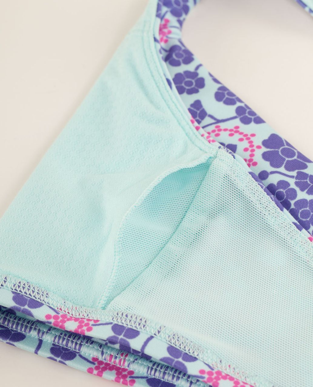 Lululemon Free To Be Bra - Twiggy Printed Power Purple