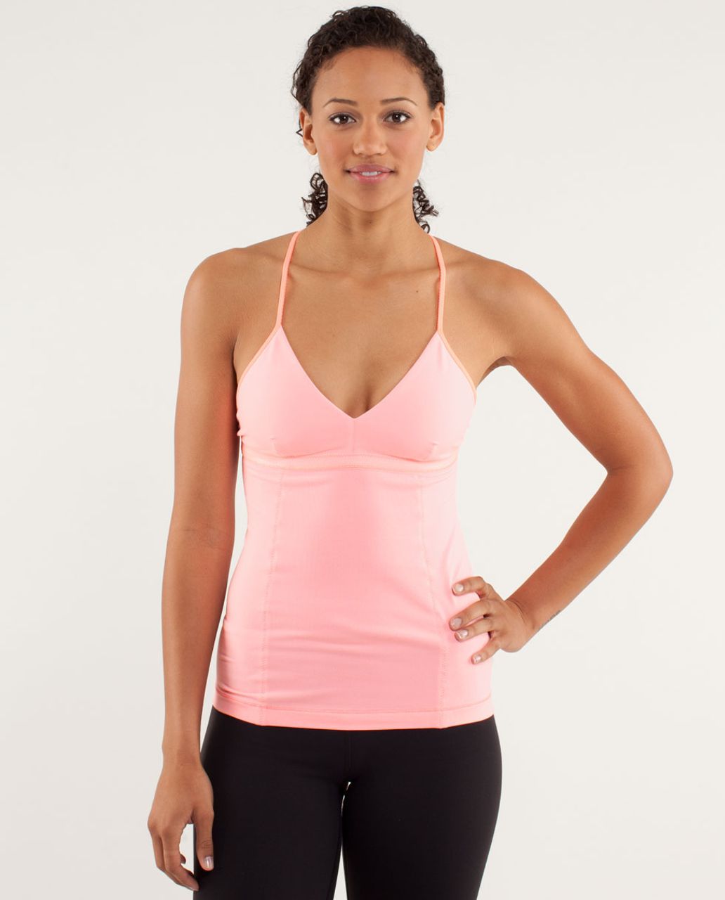 Lululemon Love-Ly Tank - Bleached Coral / Pop Orange