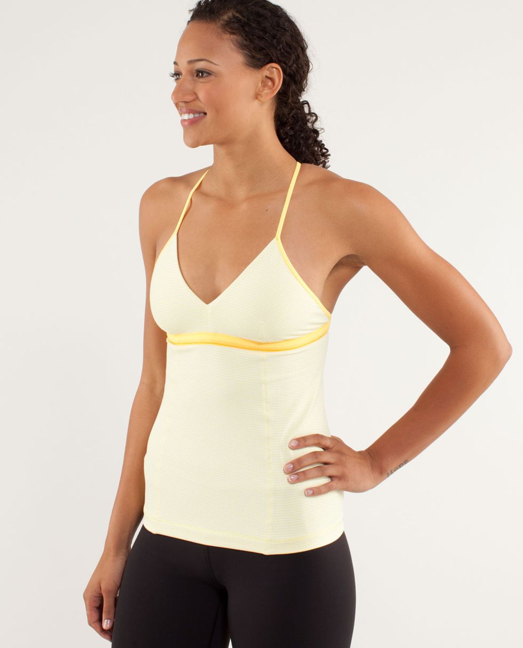 Lululemon Love-Ly Tank - Mellow Lemon / Burning Yellow