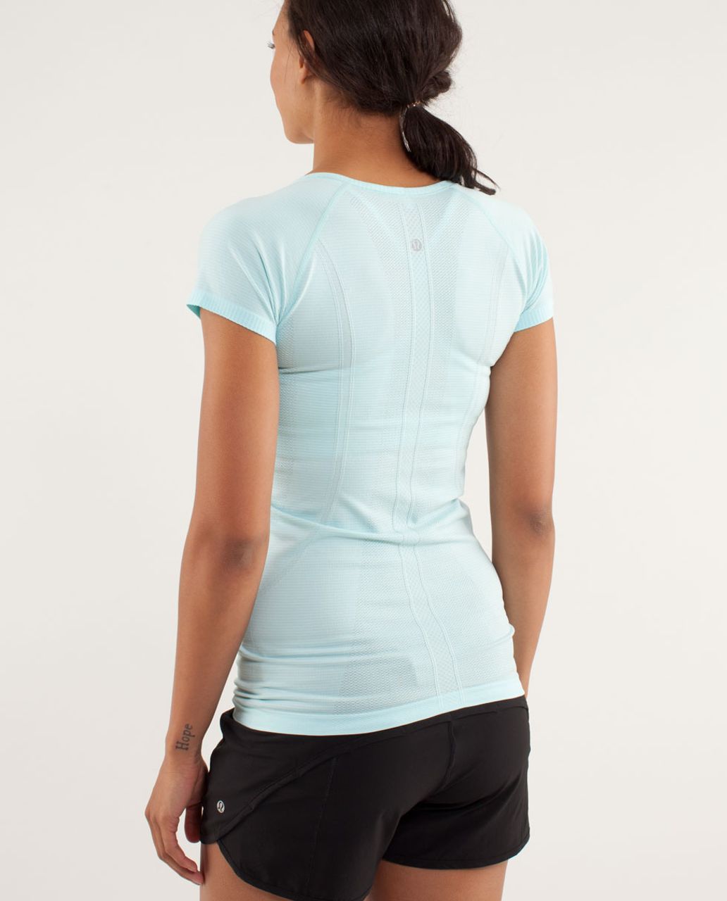 Lululemon Run:  Swiftly Tech V Neck - Aquamarine