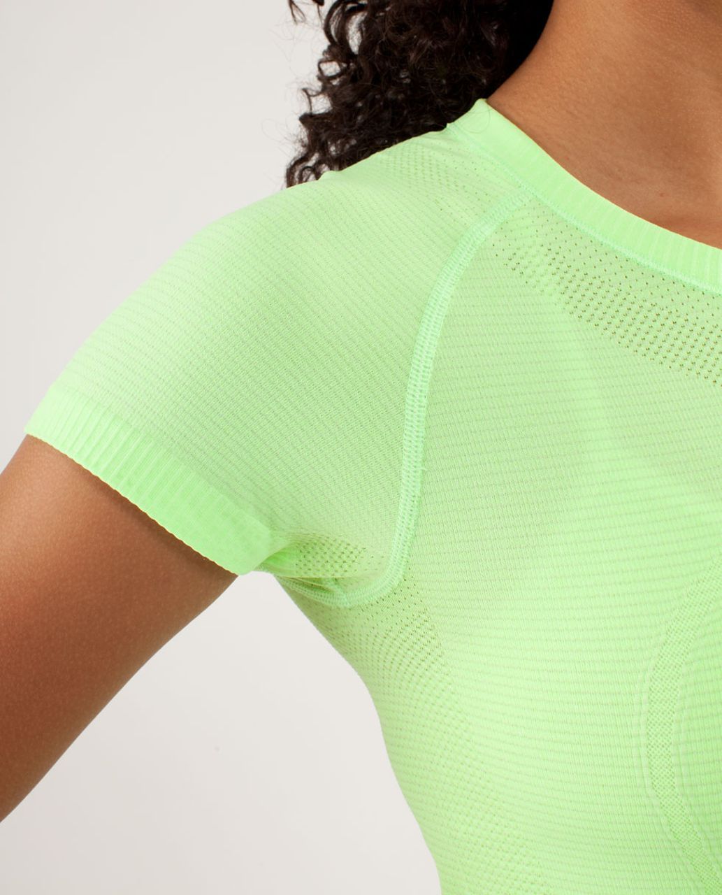 Lululemon Run:  Swiftly Tech Short Sleeve - Zippy Green