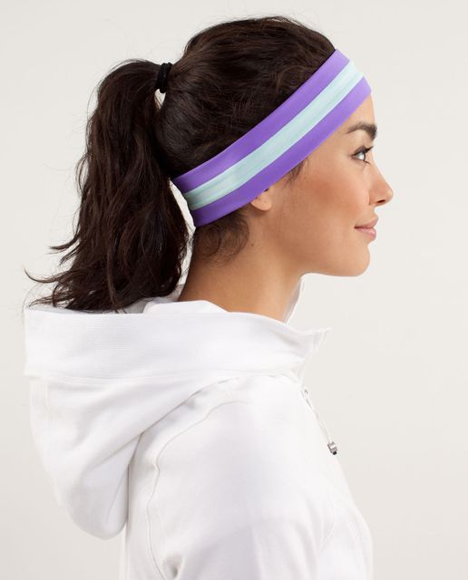 Lululemon Fly Away Tamer Headband - Dark Prism Pink - lulu fanatics