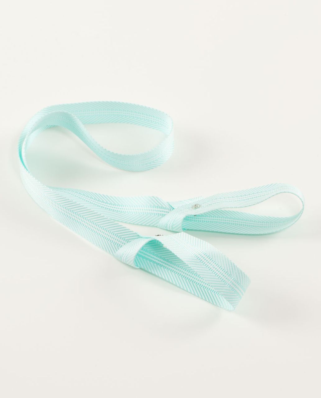 Lululemon Loop It Up Mat Strap - Aquamarine /  White