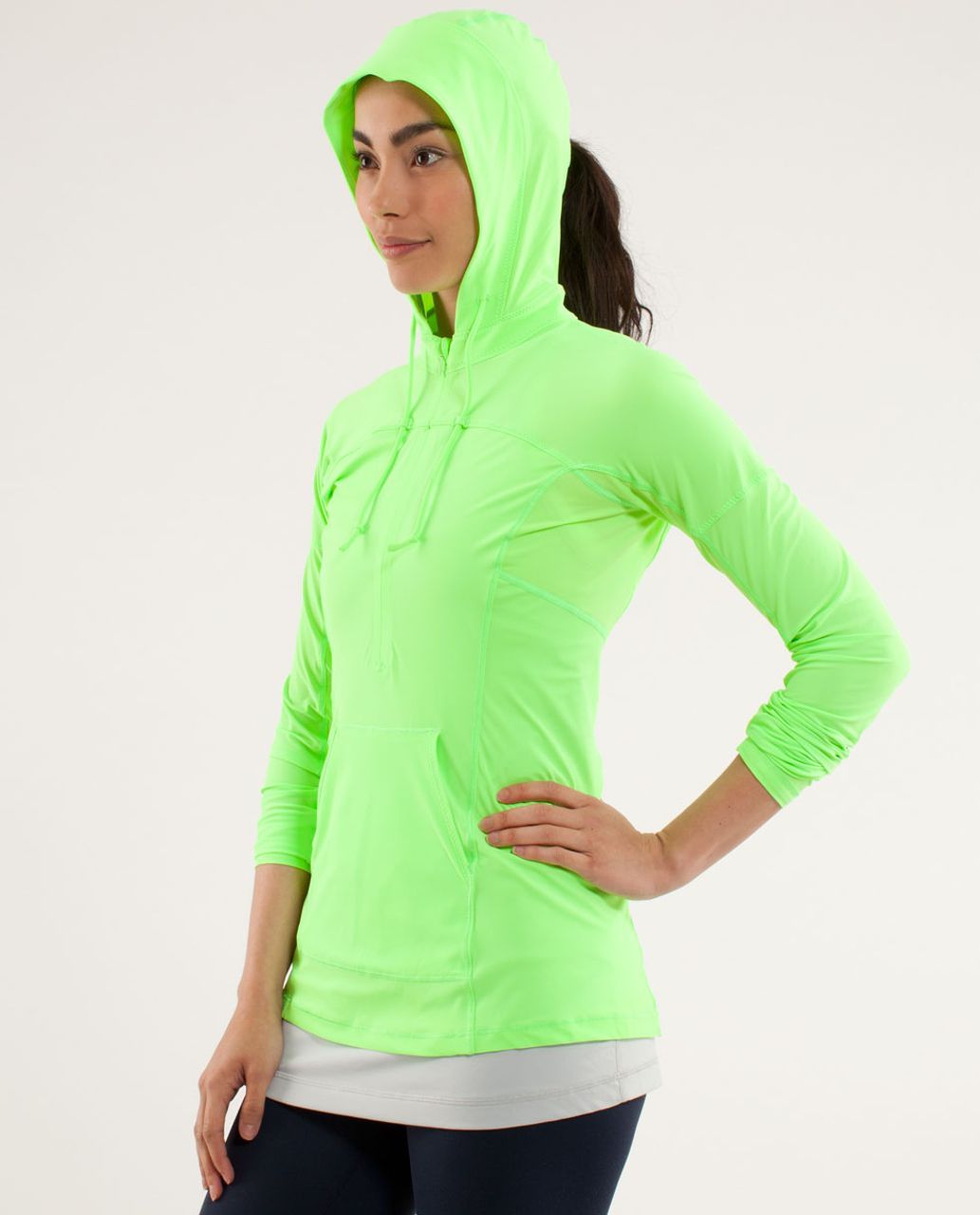 Lululemon Runbeam Hoodie - Zippy Green