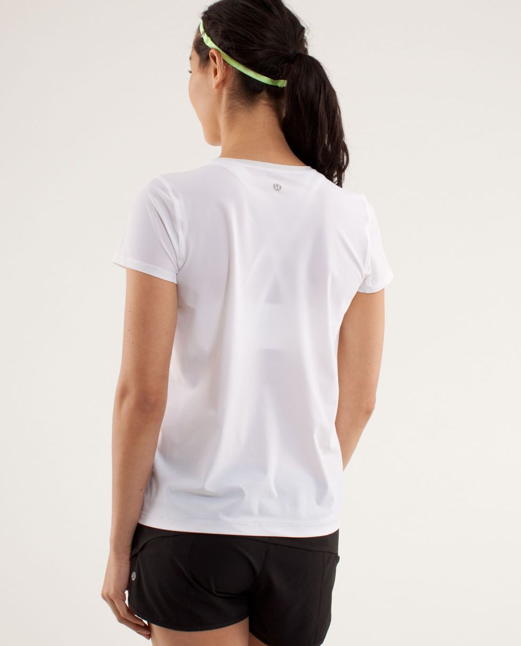 Lululemon Runbeam Short Sleeve - Bold Stripe Printed Nimbus / White