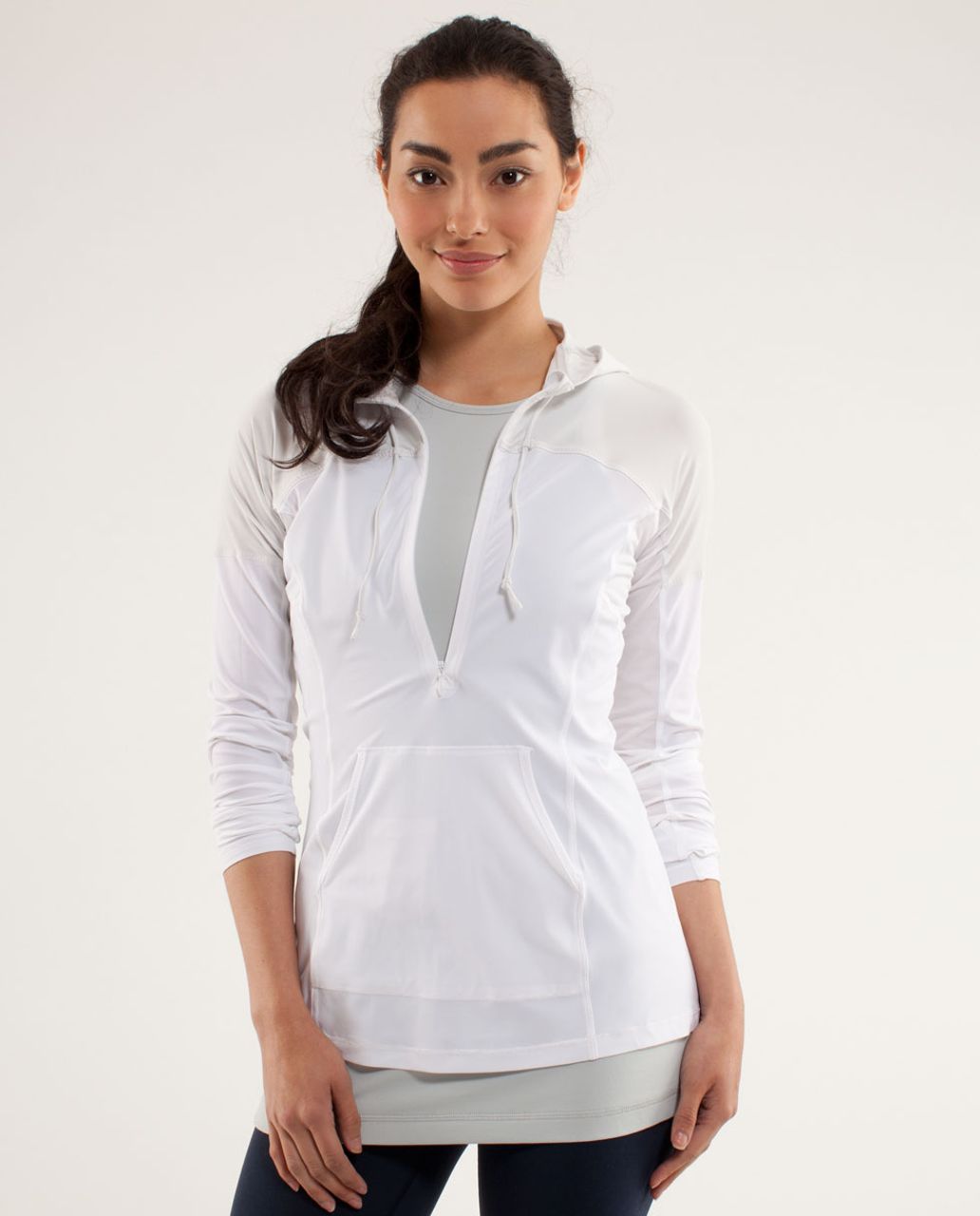 Lululemon Runbeam Hoodie - White /  Nimbus