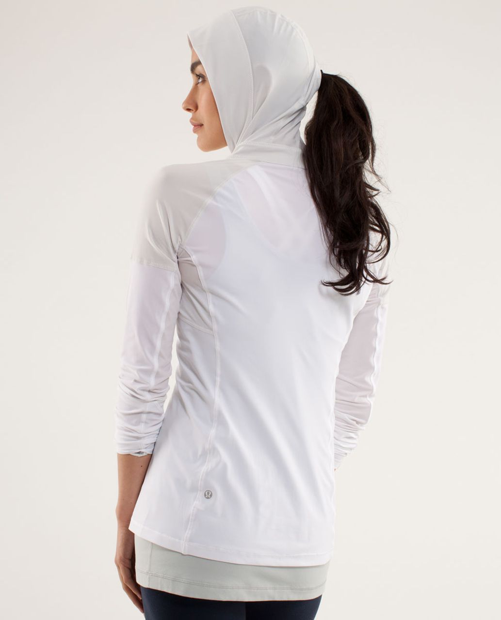 Lululemon Runbeam Hoodie - White /  Nimbus