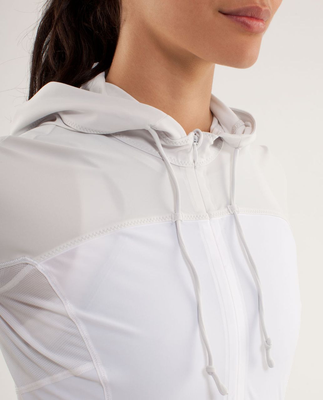 Lululemon Runbeam Hoodie - White /  Nimbus