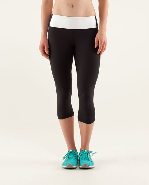 Lululemon Run: Mod Moves Crop - Black - lulu fanatics