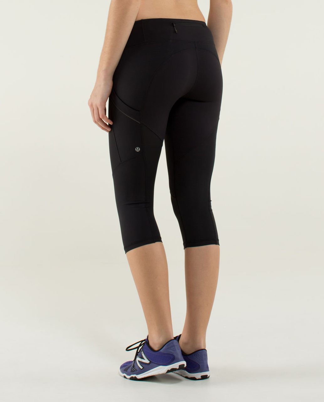 LULULEMON WOMEN'S RUN For Your Life Crop Ruched Leggings Black Size 6  £18.84 - PicClick UK