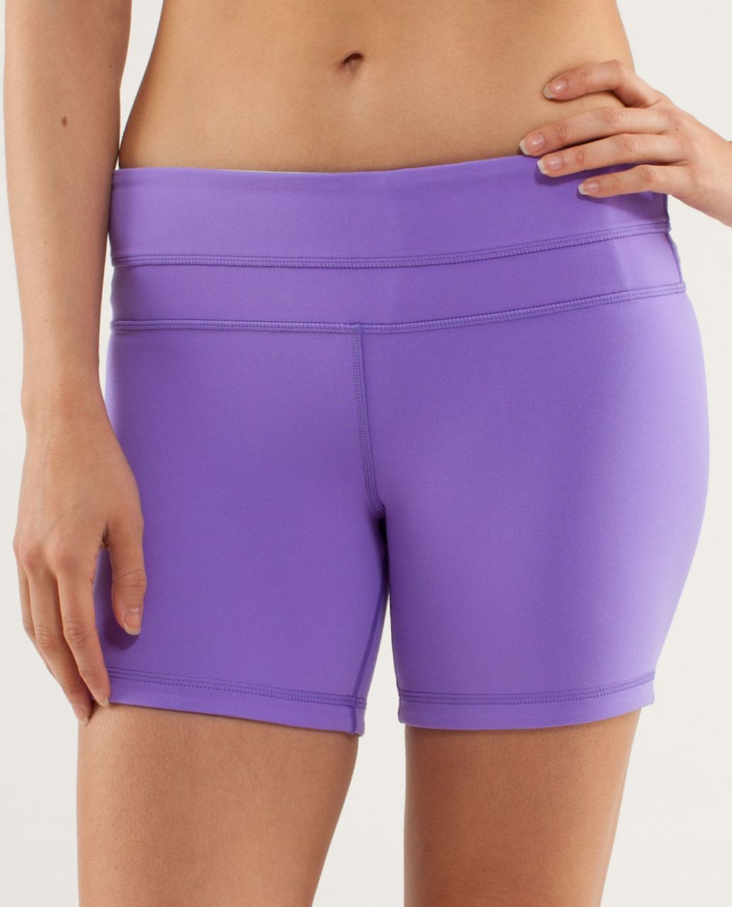 Lululemon Reverse Groove Short (Regular) - Power Purple / Aquamarine