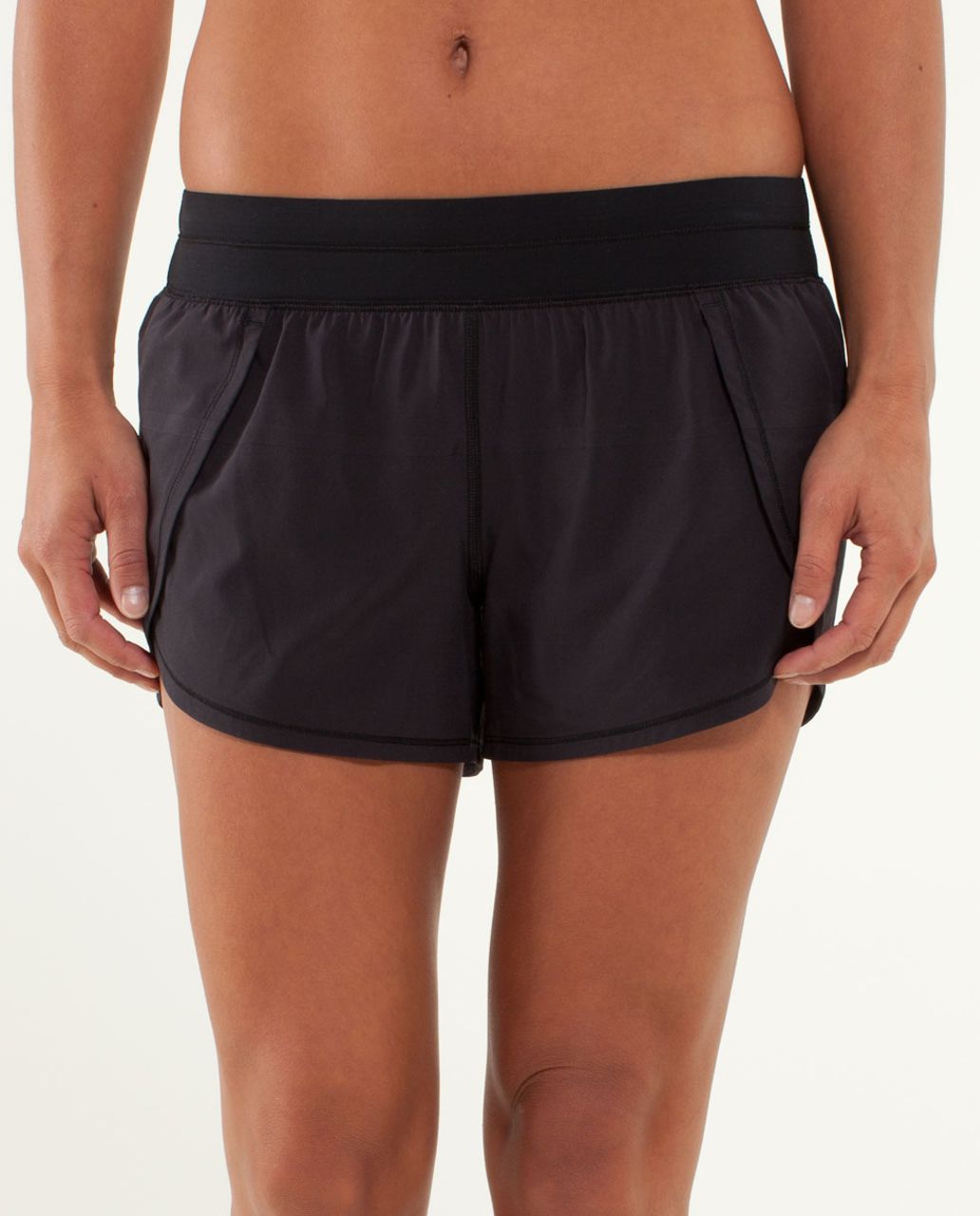 Lululemon Run:  Breeze By Short - Black