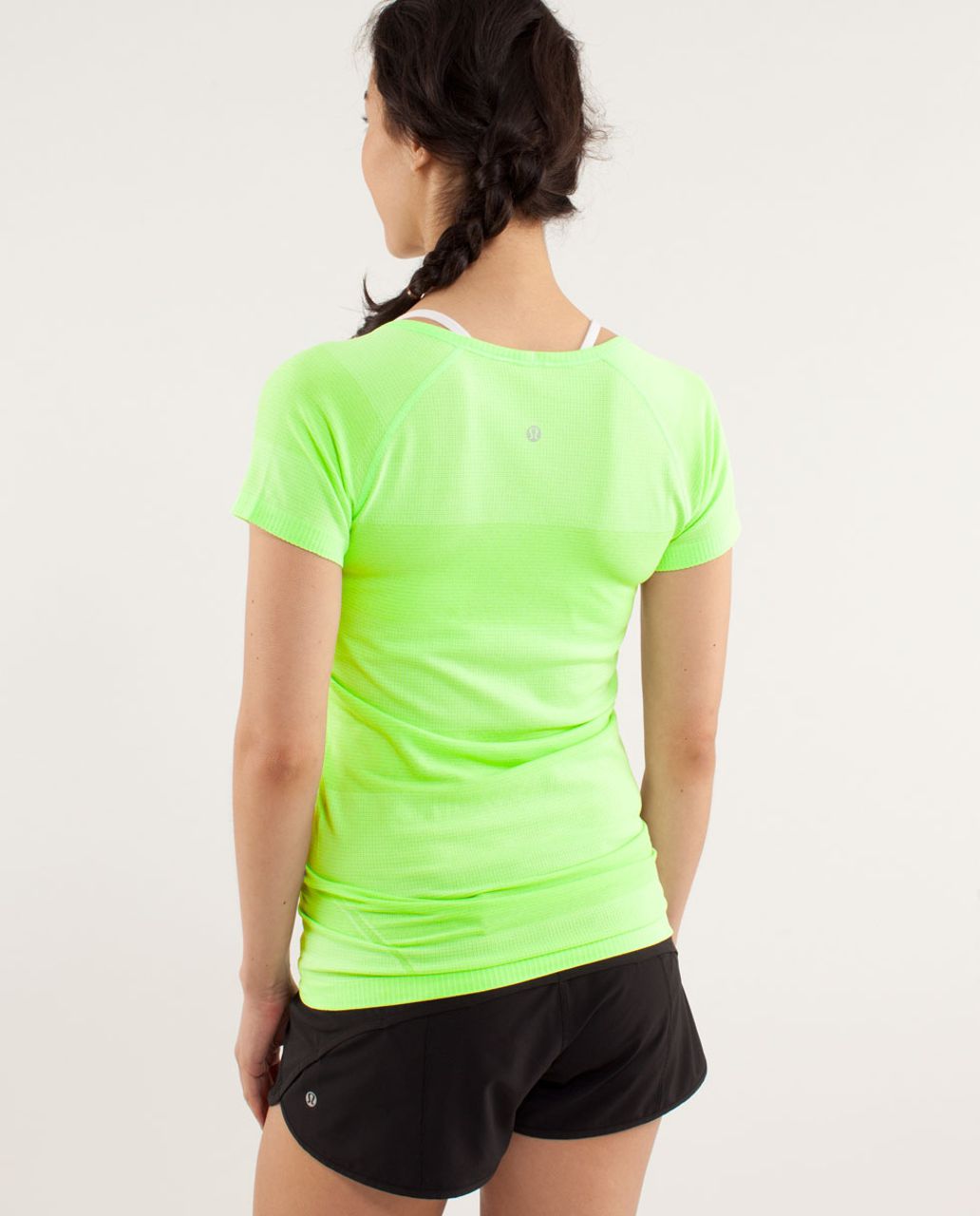 Lululemon Run:  Swiftly Tech V Neck - Zippy Green