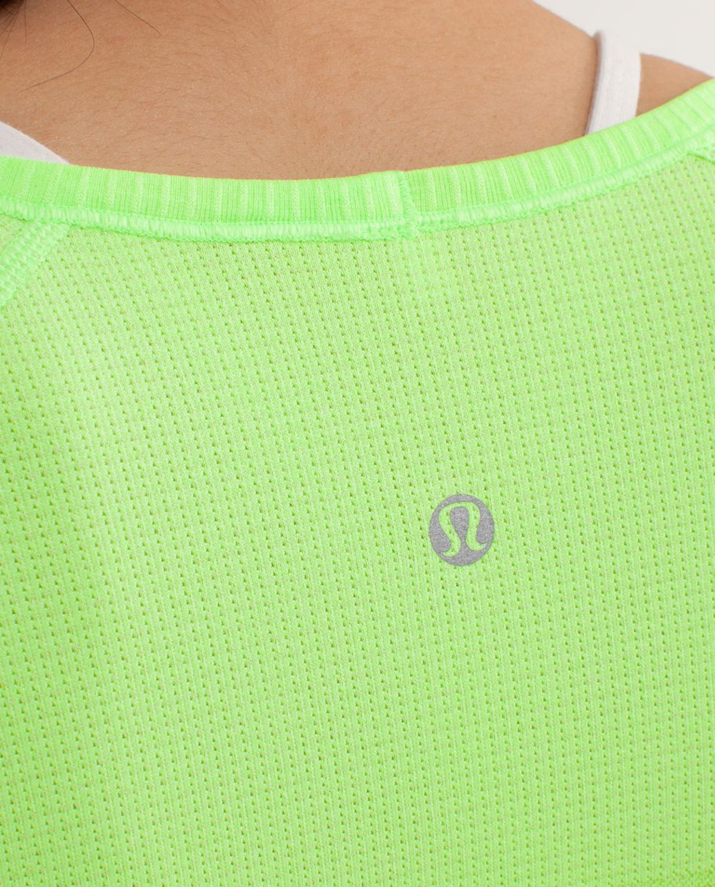 Lululemon Run:  Swiftly Tech V Neck - Zippy Green