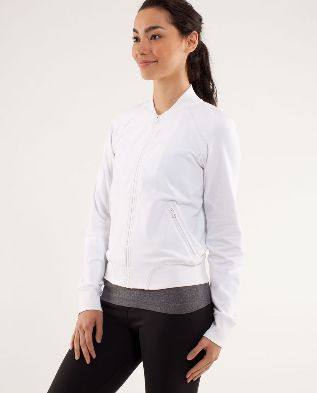 Lululemon Om Me Home Jacket - White - lulu fanatics