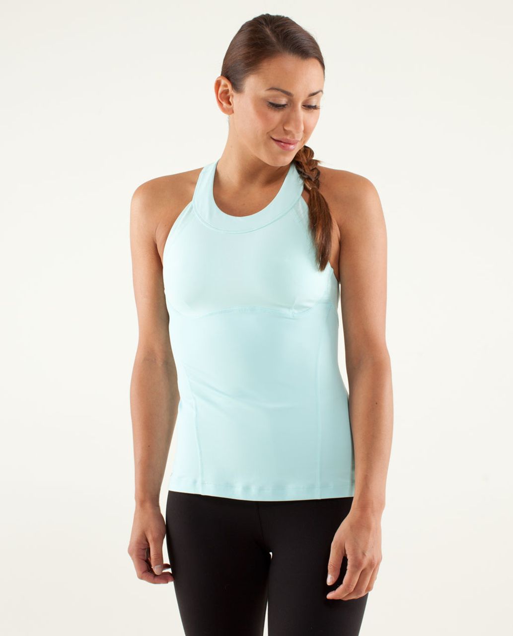 Lululemon Run:  Make It Count Tank - Aquamarine