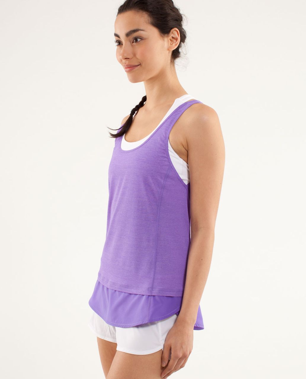 Lululemon Run:  Mod Moves Singlet - Power Purple