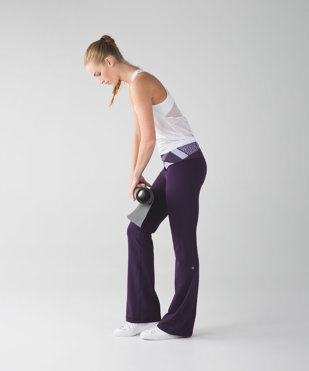 Lululemon Groove Pant III (Regular) *Full-On Luon - Deep Zinfandel / Lilac  / Miss Mosaic Lilac Deep Zinfandel - lulu fanatics