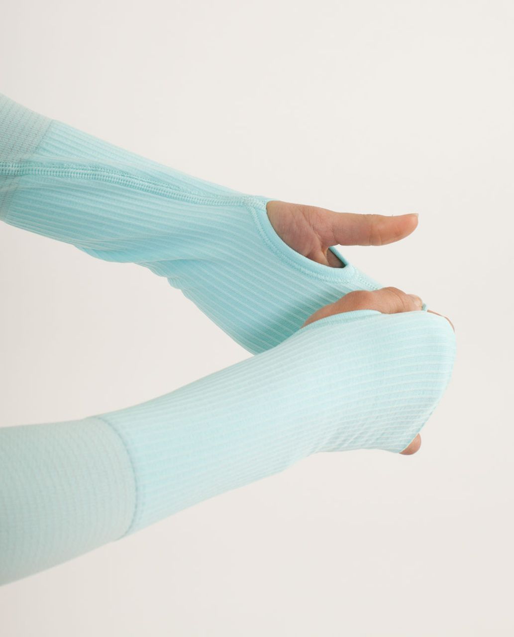 Lululemon Run:  Swiftly Tech Long Sleeve Scoop - Aquamarine