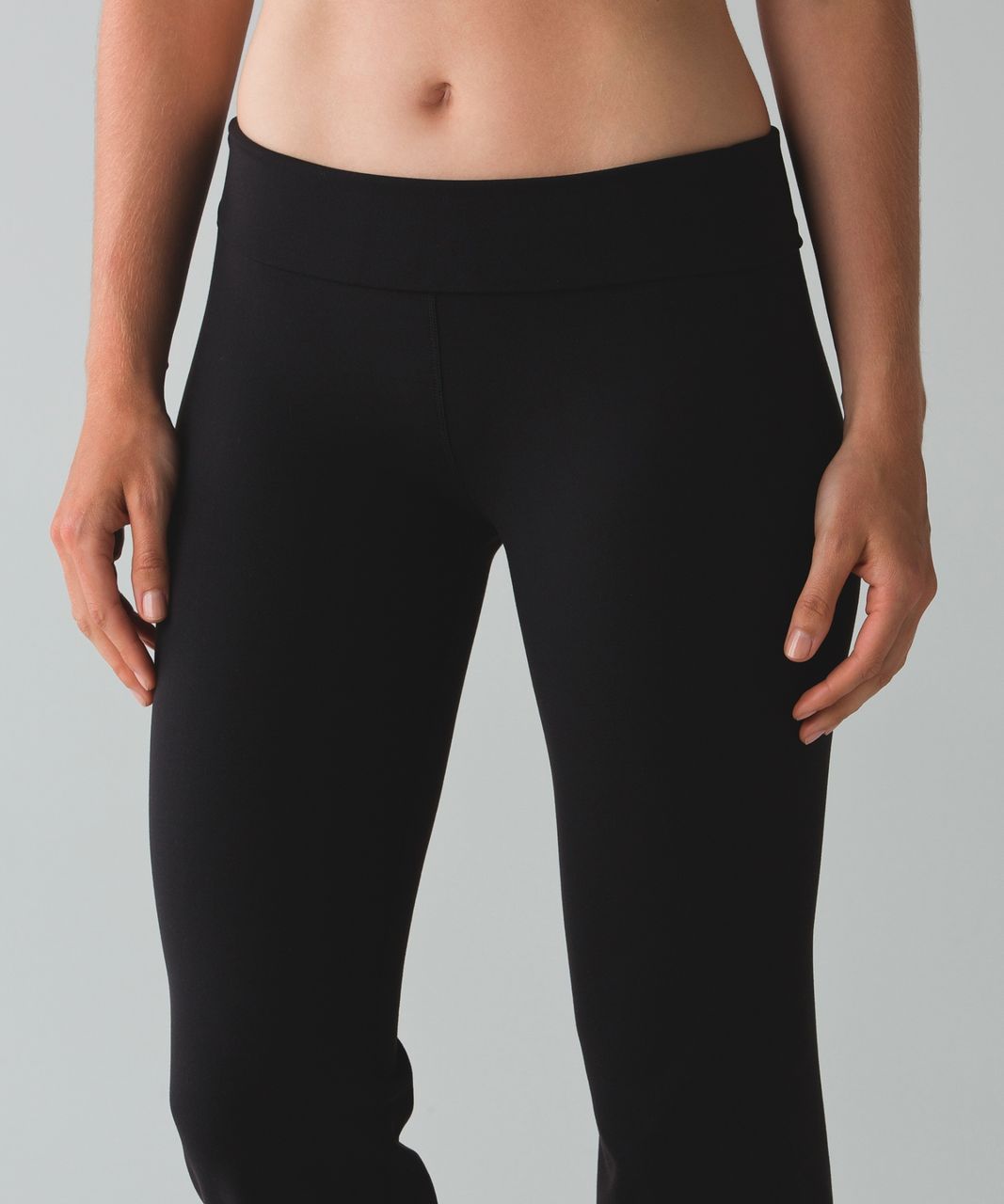 lululemon athletica, Pants & Jumpsuits, Lululemon Groove Crop Reversible  Roses Leggings Black With Roses Band 8