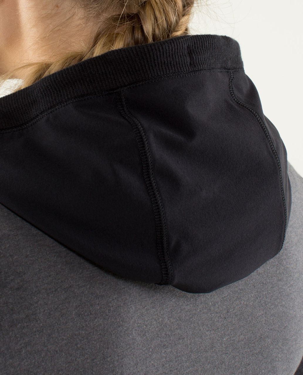 Lululemon Voyage Hoodie - Soot Light / Black