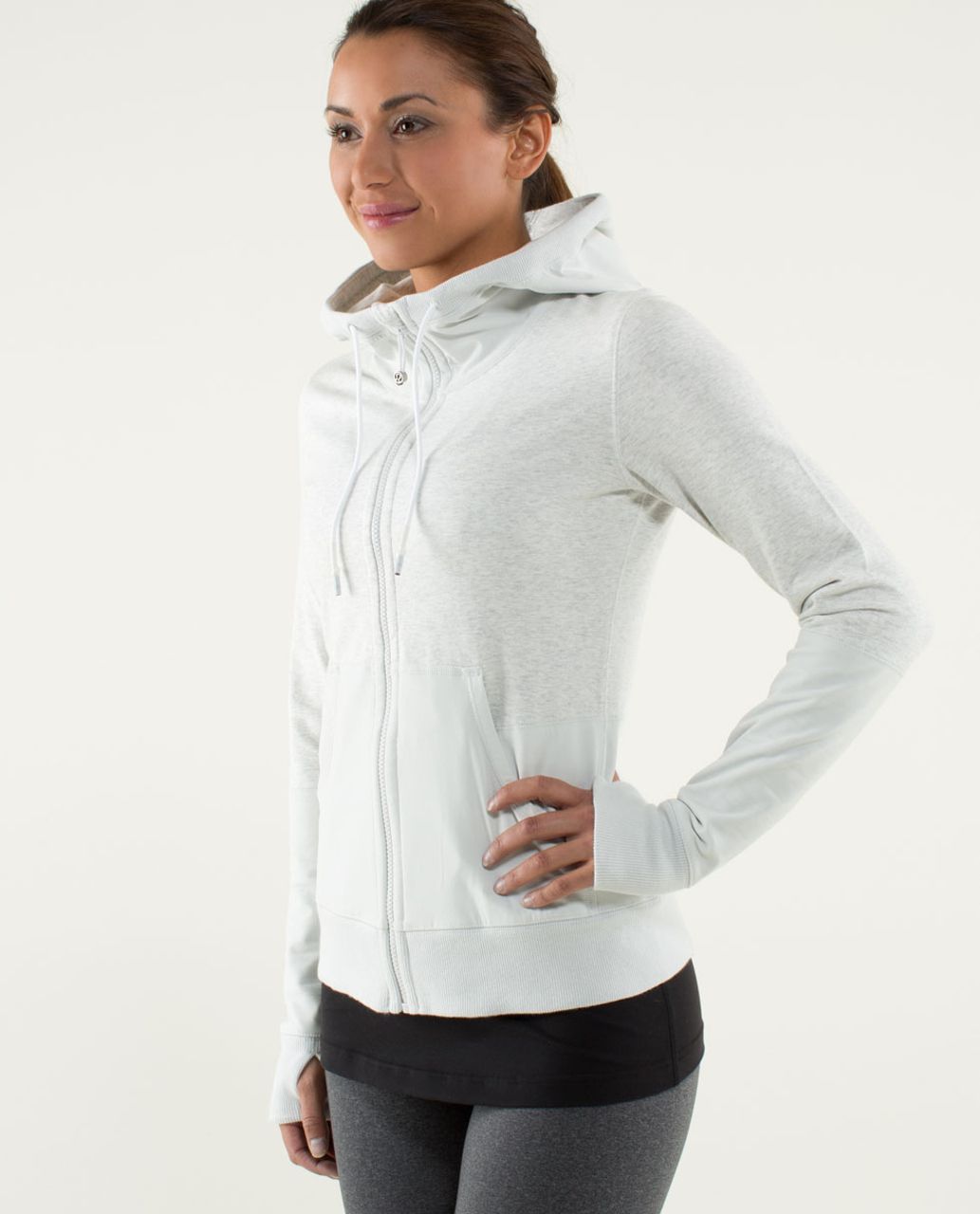 Lululemon Voyage Hoodie - White /  Nimbus