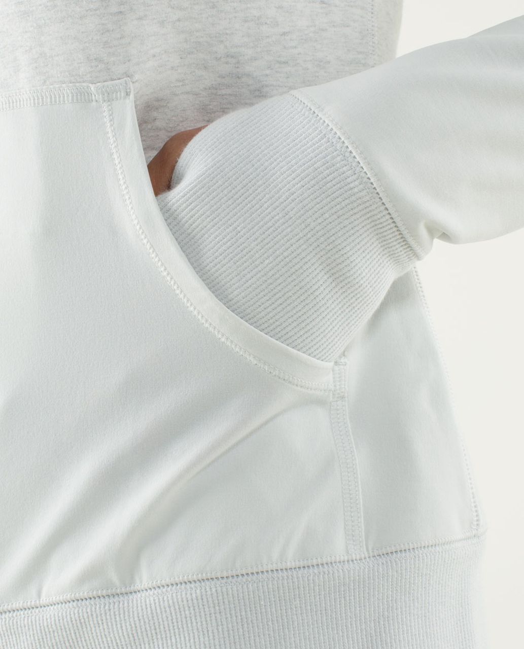 Lululemon Voyage Hoodie - White / Nimbus - lulu fanatics