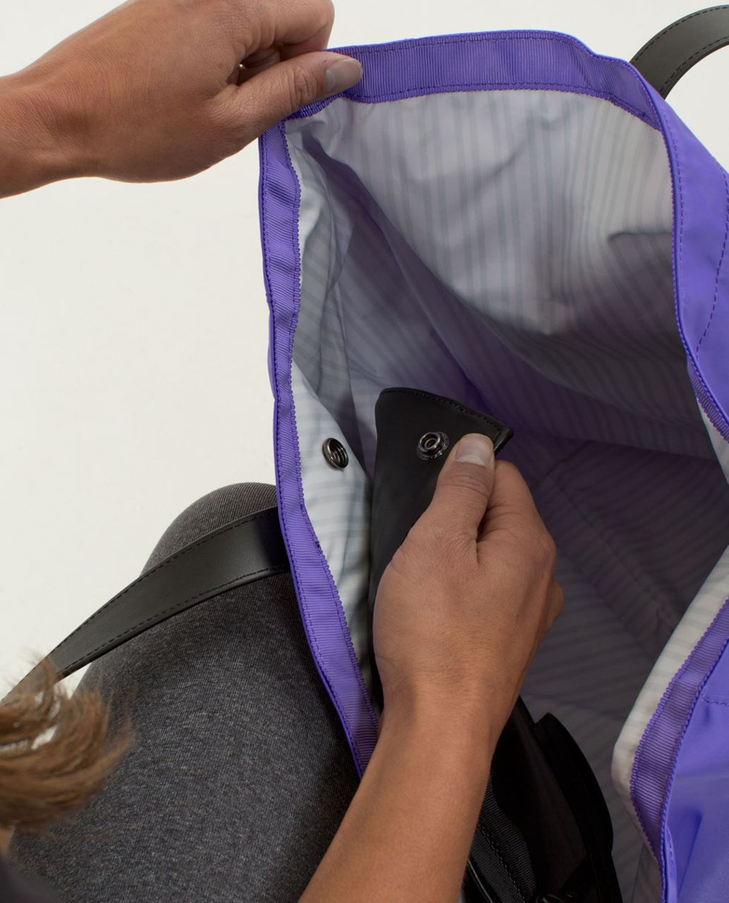 Lululemon Go With The Flow Bag - Power Purple /  Black