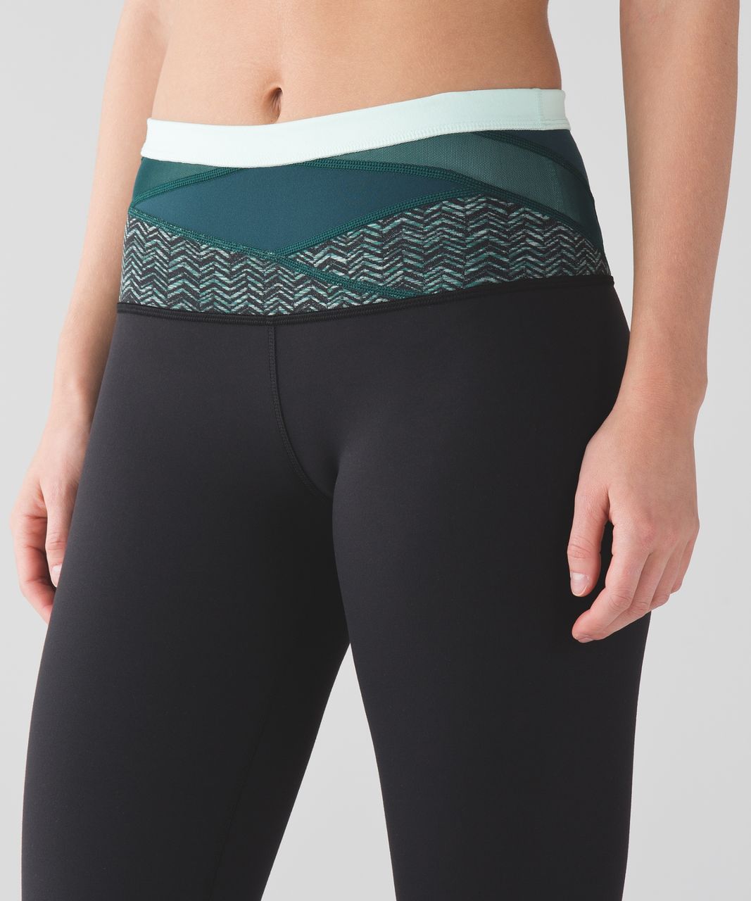 Lululemon Groove Pant III (Tall) *Full-On Luon - Black / Deep Green / Sea  Mist - lulu fanatics