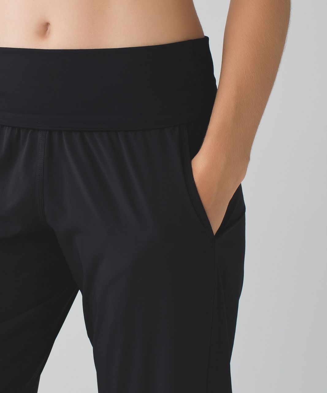 Lululemon Om Pant (Second Release) - Black - lulu fanatics