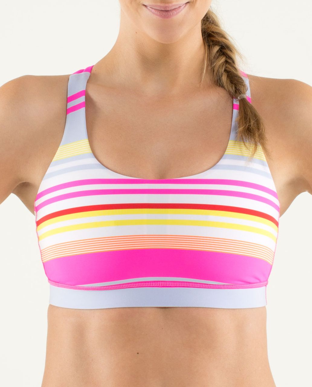 Lululemon Energy Bra - Groovy Stripe Multi / Raspberry Glo Light - lulu  fanatics