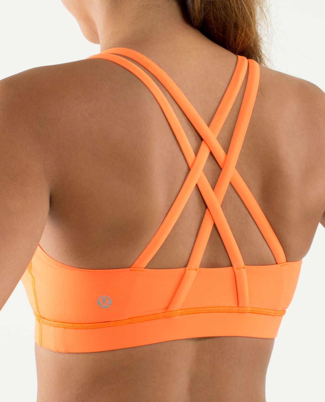 NWT Lululemon Energy Bra Size 12 Orange Clementine India