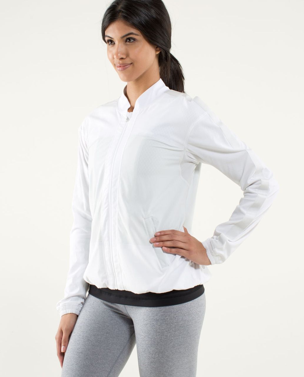 Lululemon Off-The-Court Jacket - White /  Nimbus