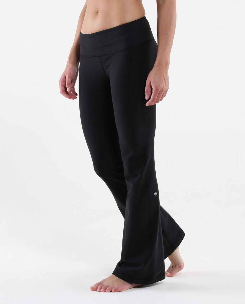 Lululemon Groove Pant (Regular) - Black / Twin Stripe Black / White