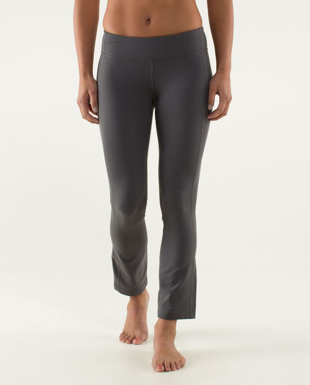 Lululemon Black Luon Low Rise Slim Leg Side Angle Pants, Women's 4, 32  Inseam