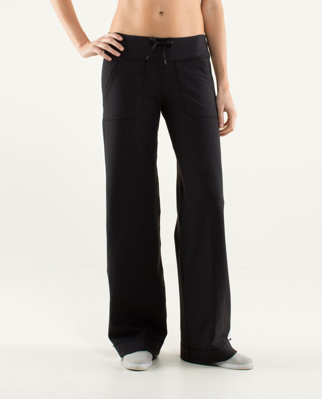 Lululemon Still Grounded Pant - Black /  White /  White