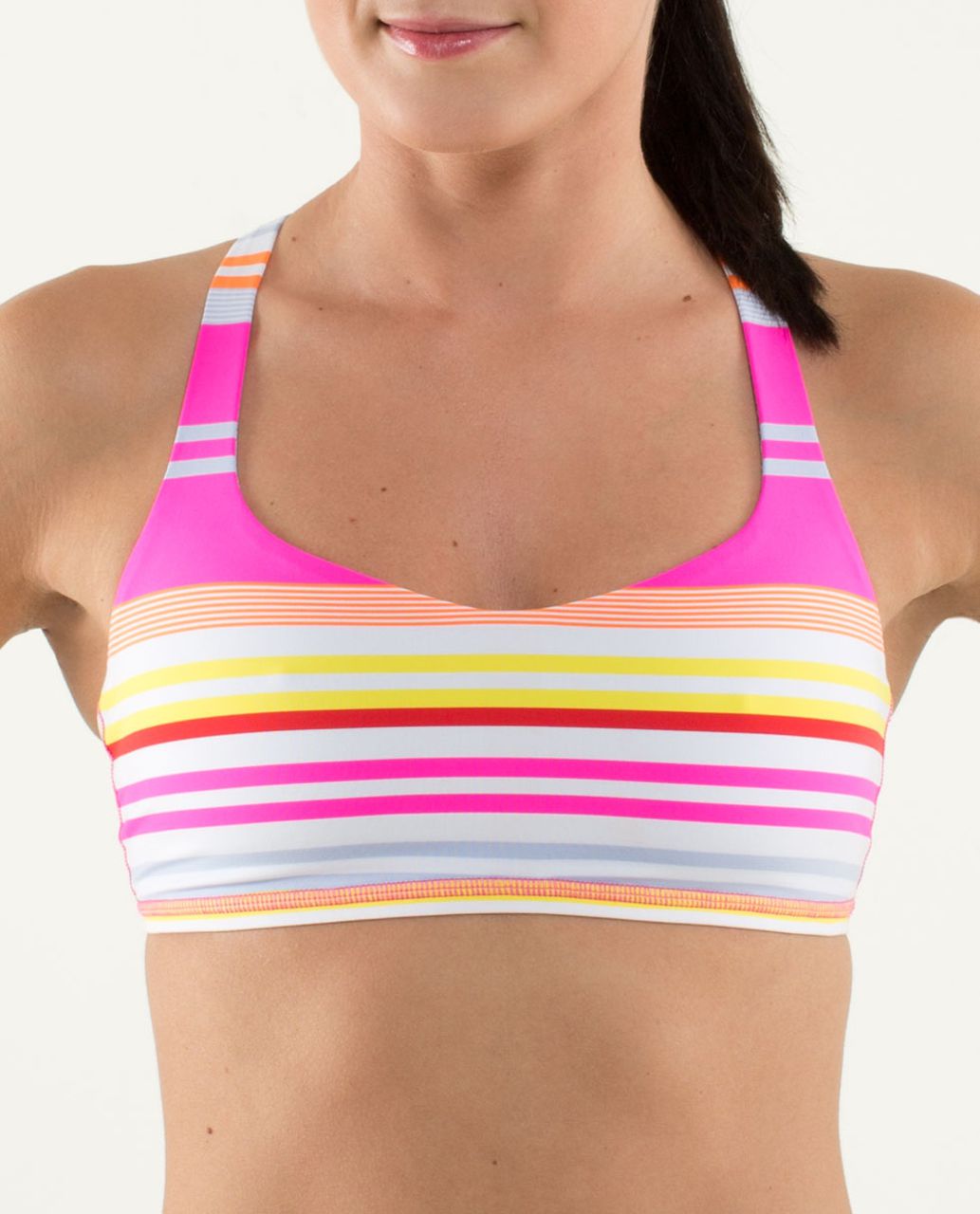 Lululemon Free To Be Bra - Groovy Stripe Multi