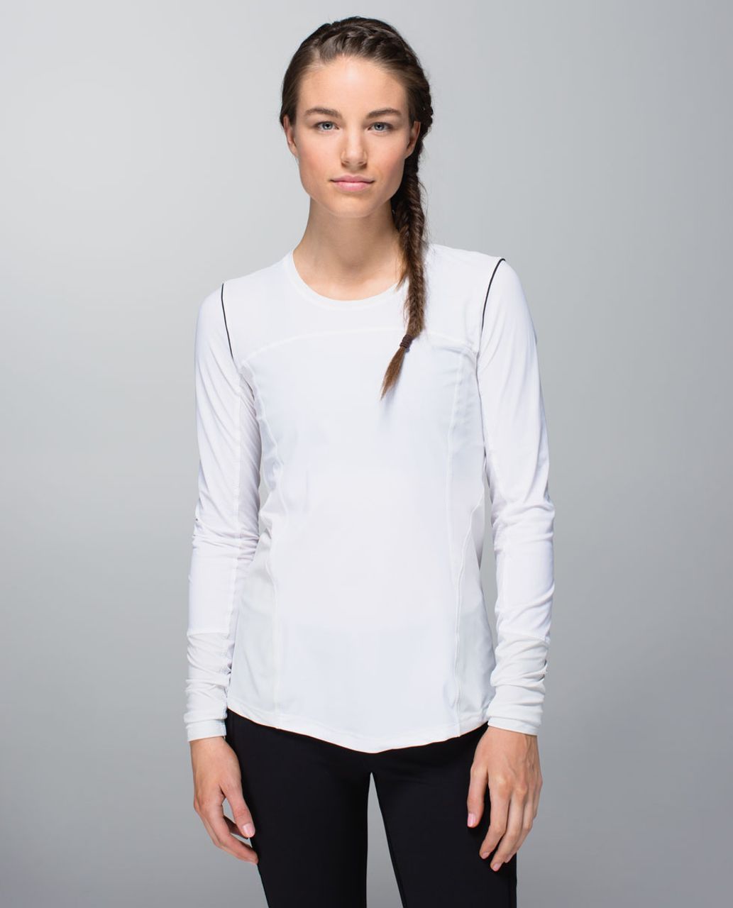 Lululemon Runbeam Long Sleeve - White /  Nimbus