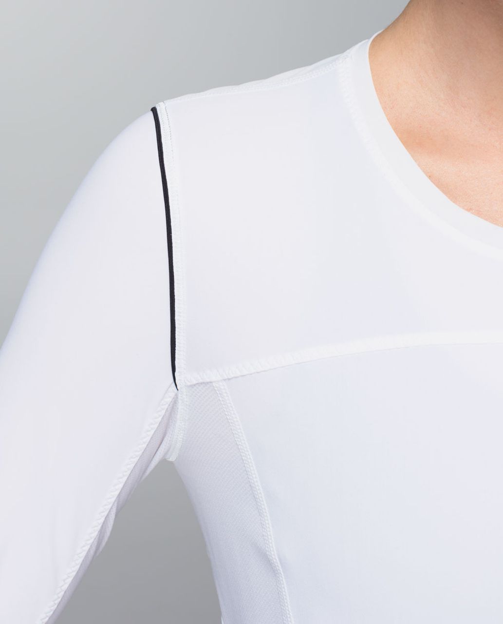 Lululemon Runbeam Long Sleeve - White /  Nimbus