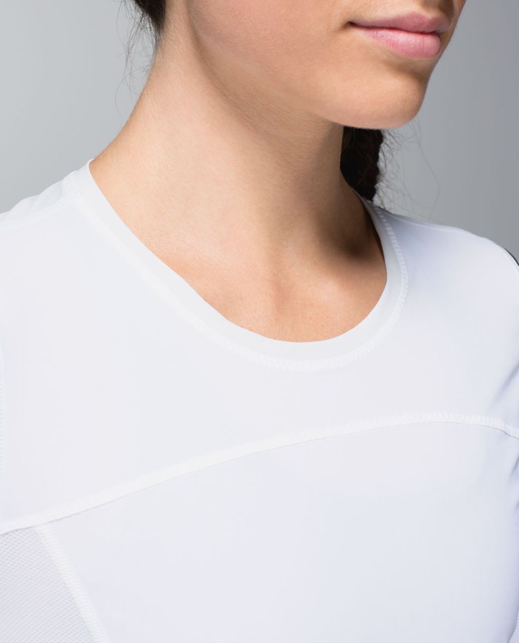 Lululemon Runbeam Long Sleeve - White / Nimbus - lulu fanatics