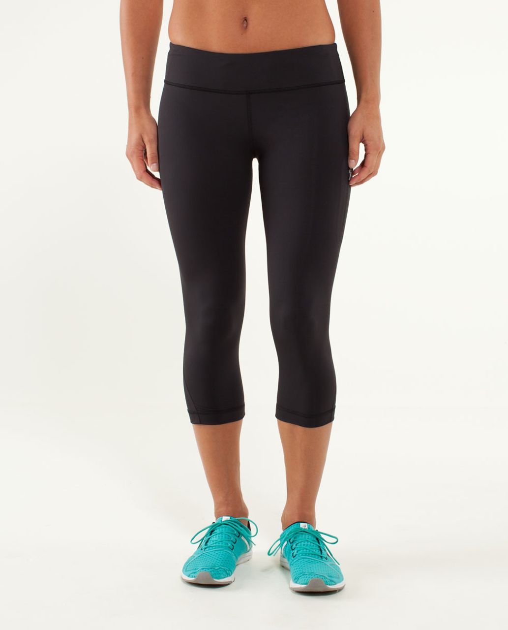 Lululemon Run:  Track Attack Crop - Black