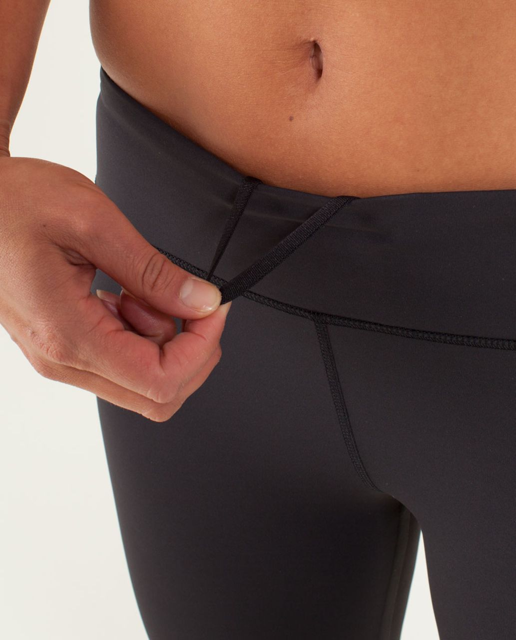 Lululemon Run:  Track Attack Crop - Black