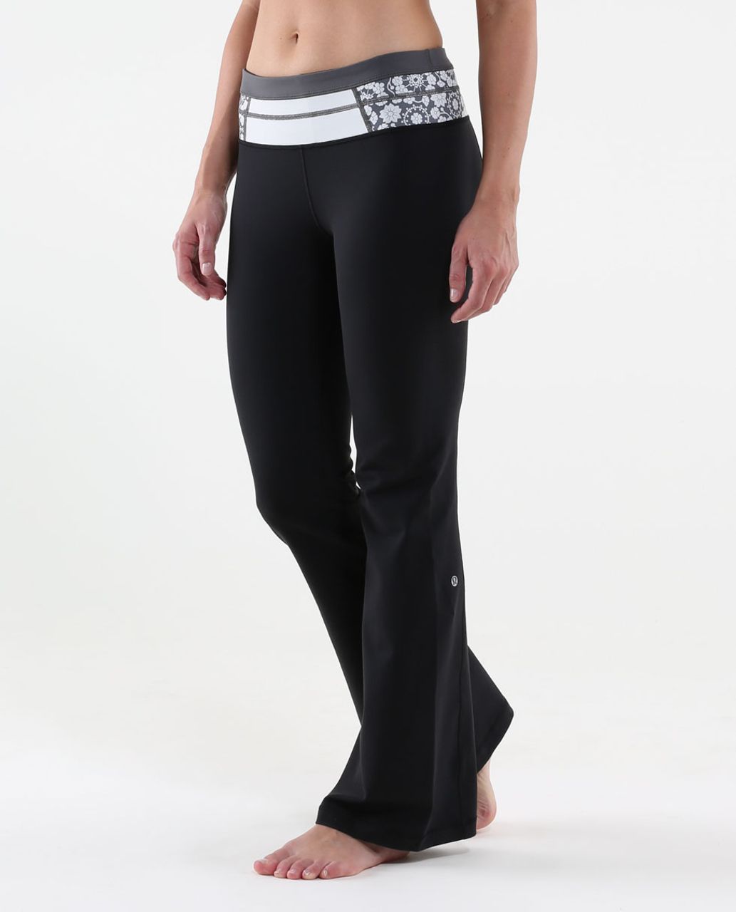 Lululemon Groove Pant (Tall) - Black / Quilt Summer13 2