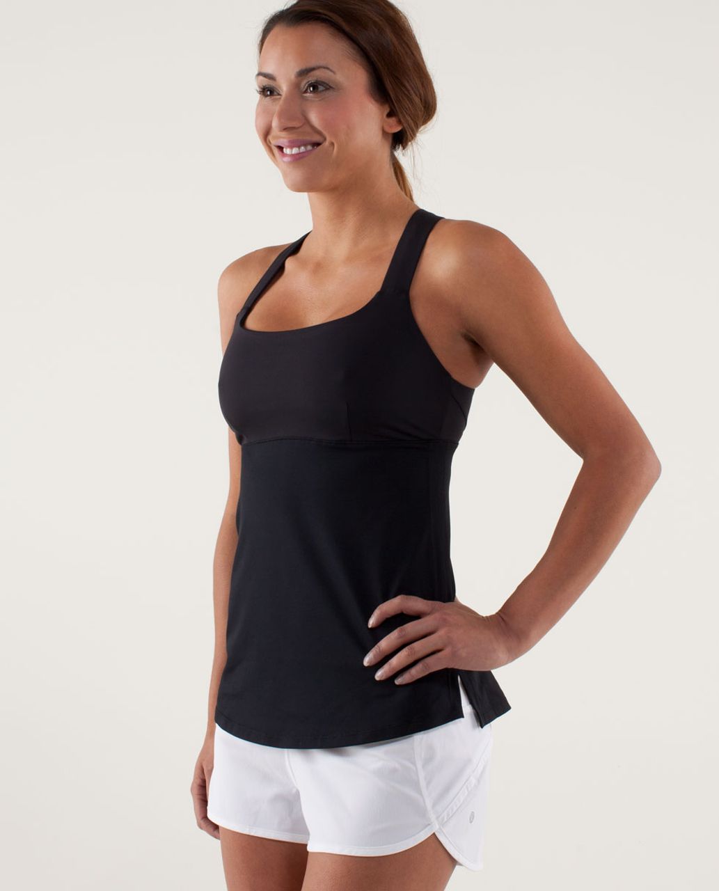 Lululemon Run: Fast Track Tank - Twin Stripe Love Red - lulu fanatics