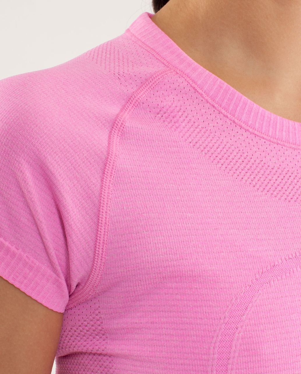 Lululemon Run:  Swiftly Tech Short Sleeve - Raspberry Glo Light